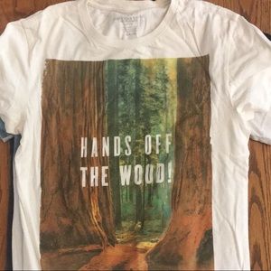 Men’s American Eagle “Hands off the Wood” t-shirt